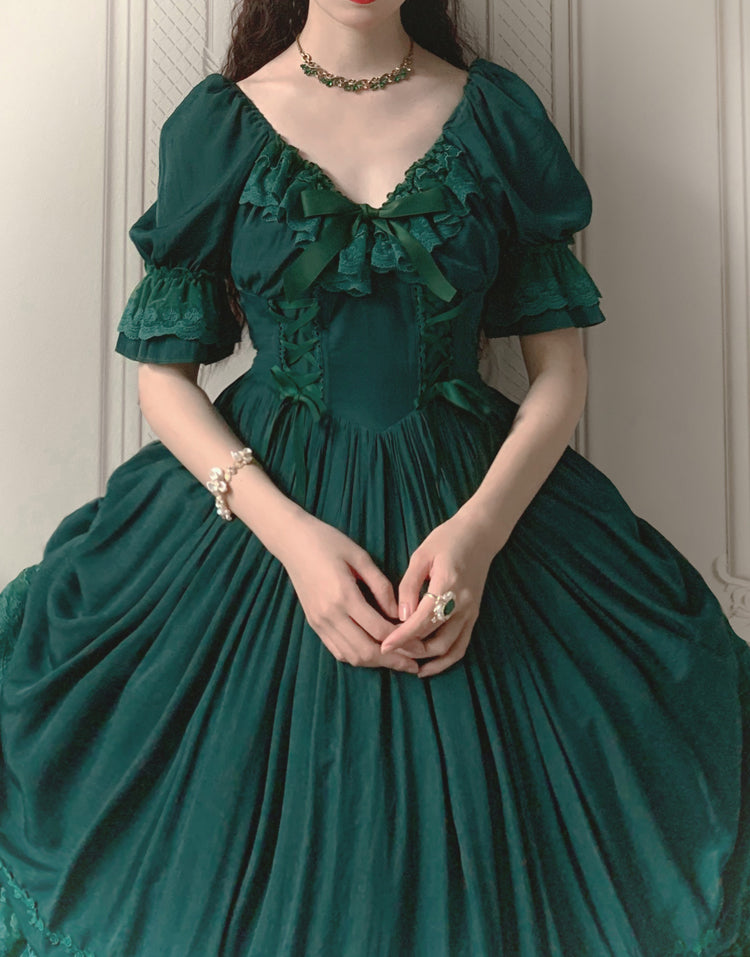 Sweet Wood - CLA Vintage French Lolita OP Dress 3802:20813