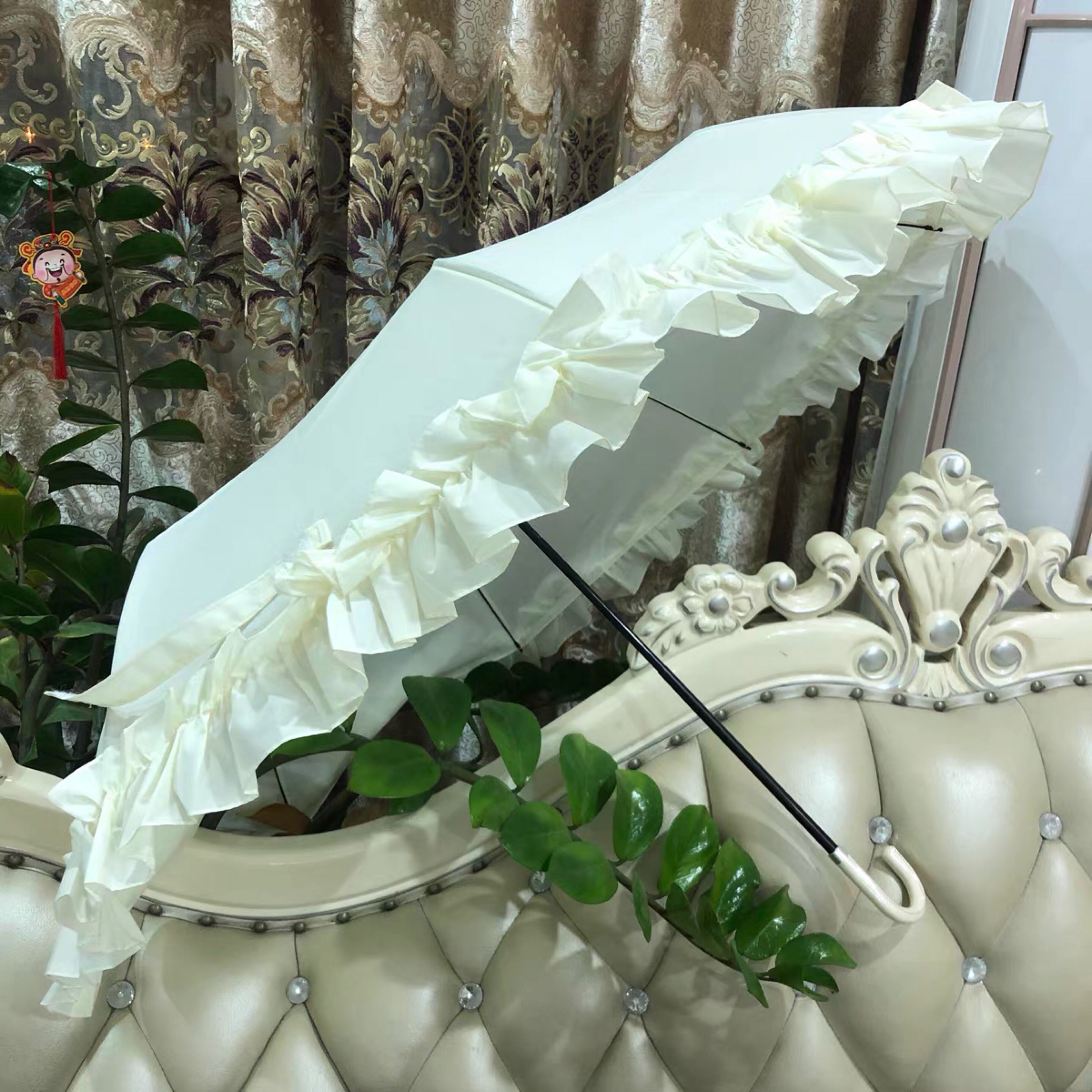 Fresh Flounce Foldable Princess Lolita Parasol 11850:127634