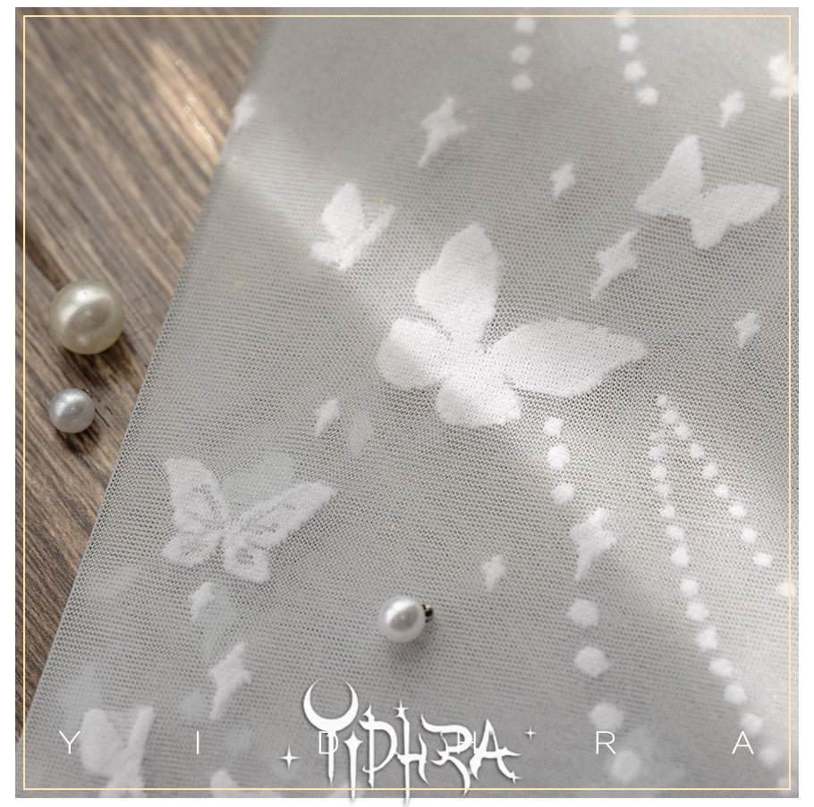 Yidhra~Wedding Night Butterfly~Kawaii Lolita Summer Stockings   
