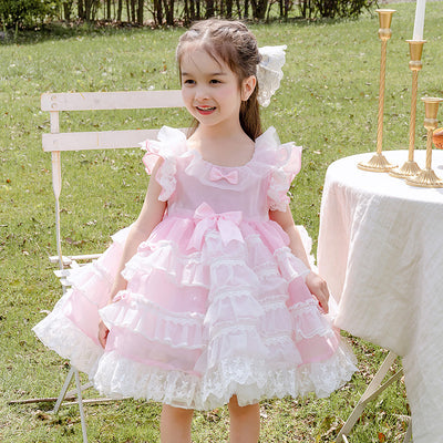 Kid Lolita Summer Pink Dress 110cm pink 