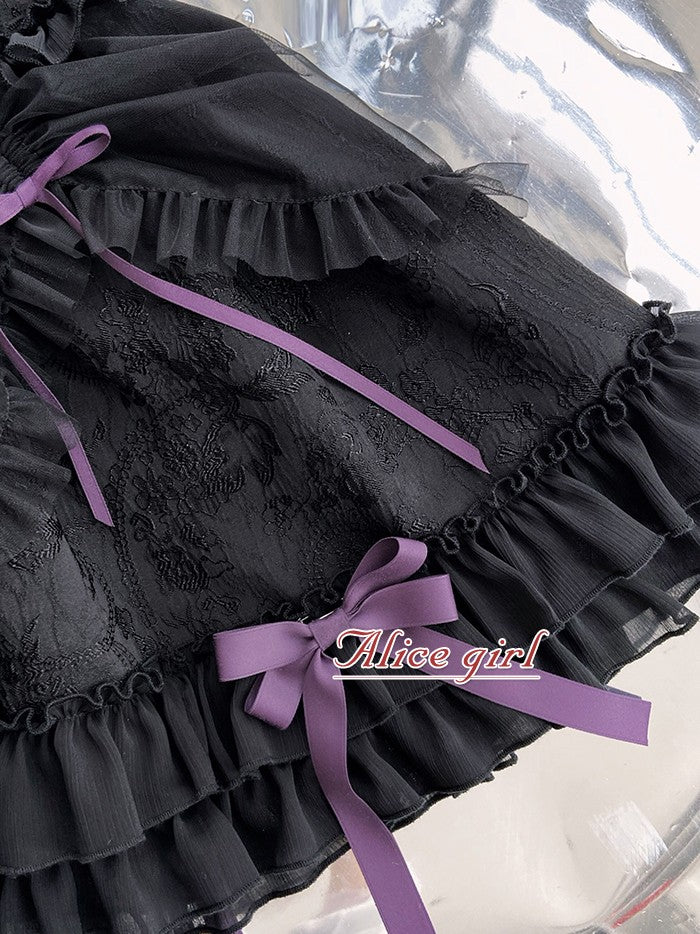 Alice Girl~Cross Maiden~Gothic Lolita Dress Ballet Halterneck Lolita JSK Dress 104:66877