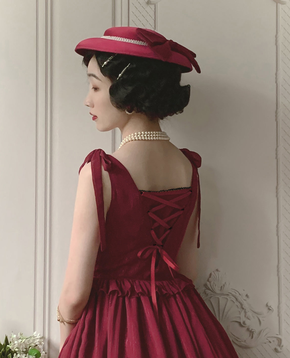 Miss point~Rhine Riverside~French Vintage Chiffon Lolita JSK 1802:45649