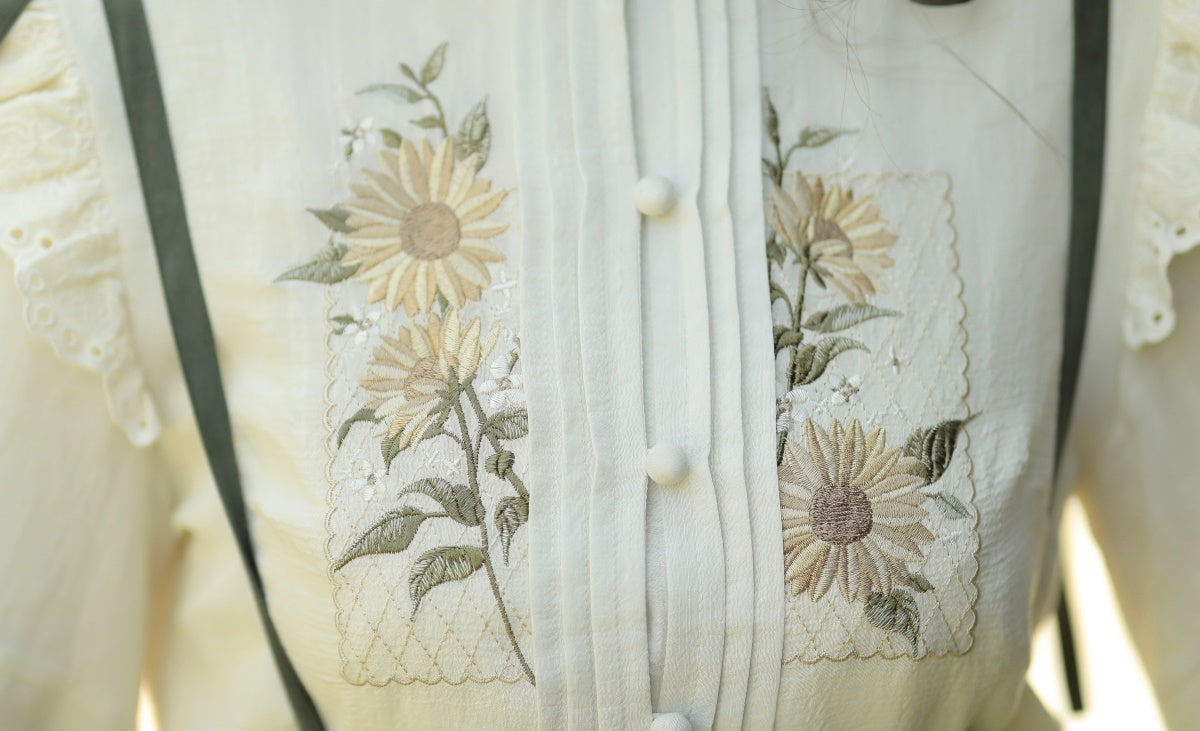 Meow Jun - Sunflower Appointment - Chinese Style Skirt and Blouse 13728:165514