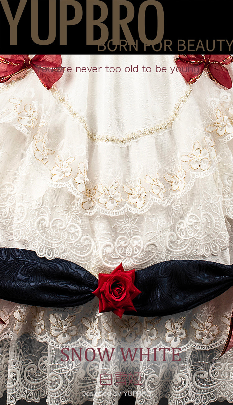 Youpairui~Snow White Sweet Lolita OP Dress   