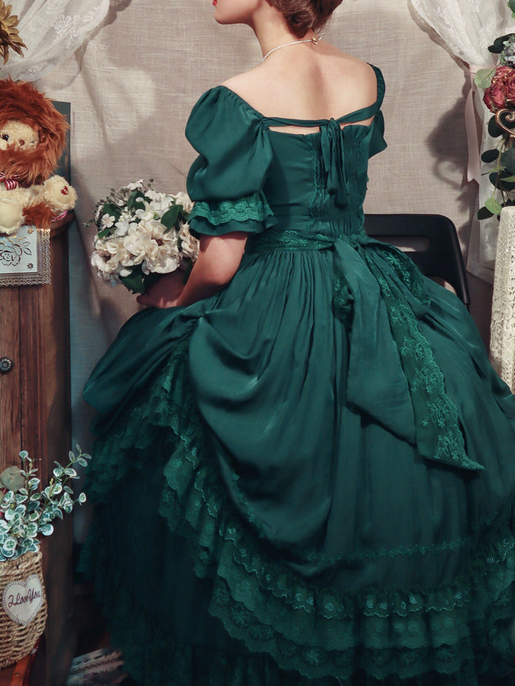 Sweet Wood - CLA Vintage French Lolita OP Dress 3802:20827