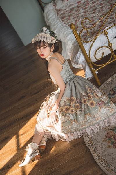 (BuyForMe) Designer's Gift~Flower and Letter~Classic Lolita JSK   