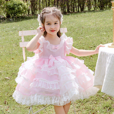 Kid Lolita Summer Pink Dress 90cm pink 