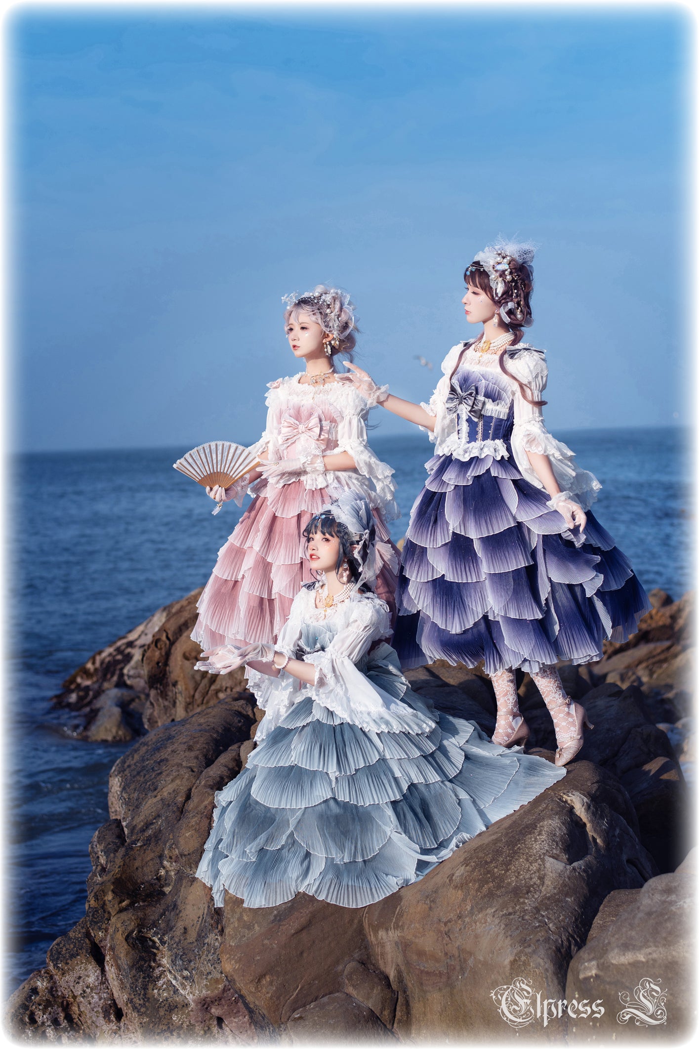 Elpress L - Fish Scale - Elegant Lolita JSK