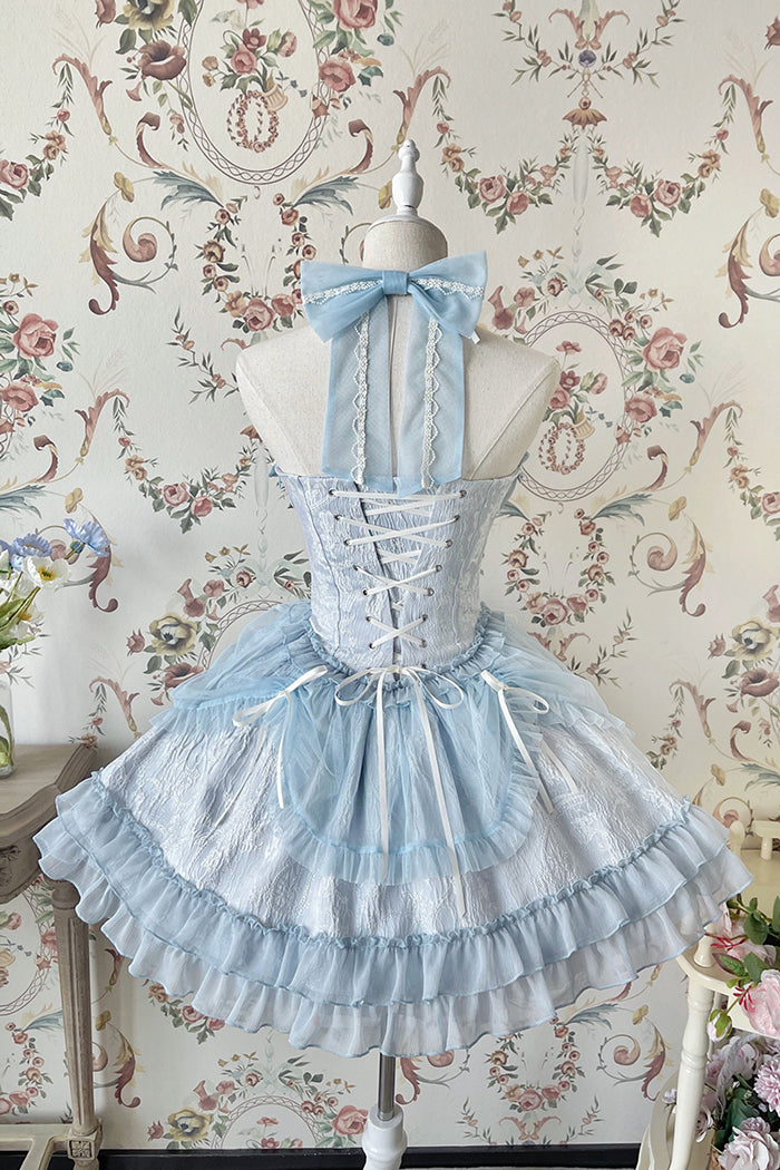 Alice Girl - Cross Maiden - Gothic Lolita Dress, Ballet Halterneck Lolita JSK 104:66927