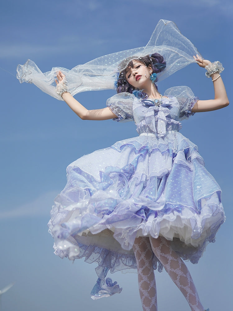 Fantastic Wind - Girl from the Deep Sea - KiraKira Chiffon Gauze Lolita OP