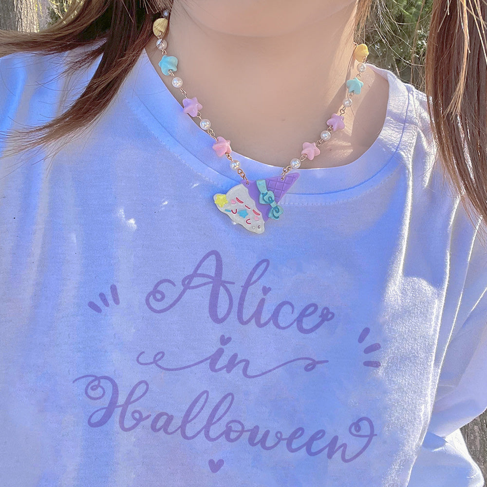 (BuyForMe) Halloween Alice~Halloween Ice Cream Sweet Short Necklace   