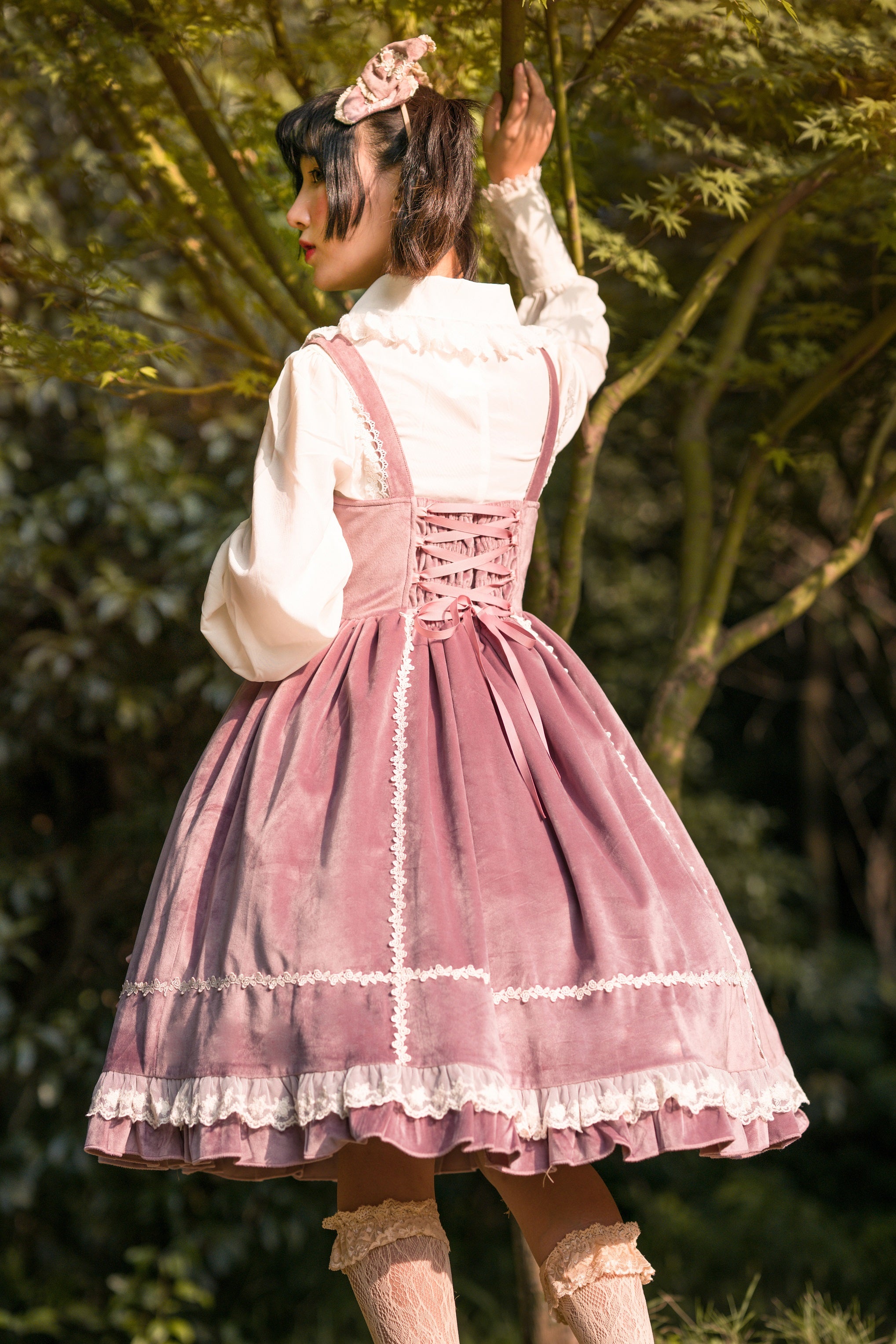 Infanta~Honey Sugar~Pure Velvet Lolita JSK Dress 4566:9689