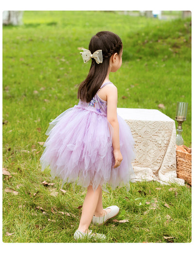 Sweet Kid Lolita Purple Princess Ballet Mesh JSK 120cm purple 