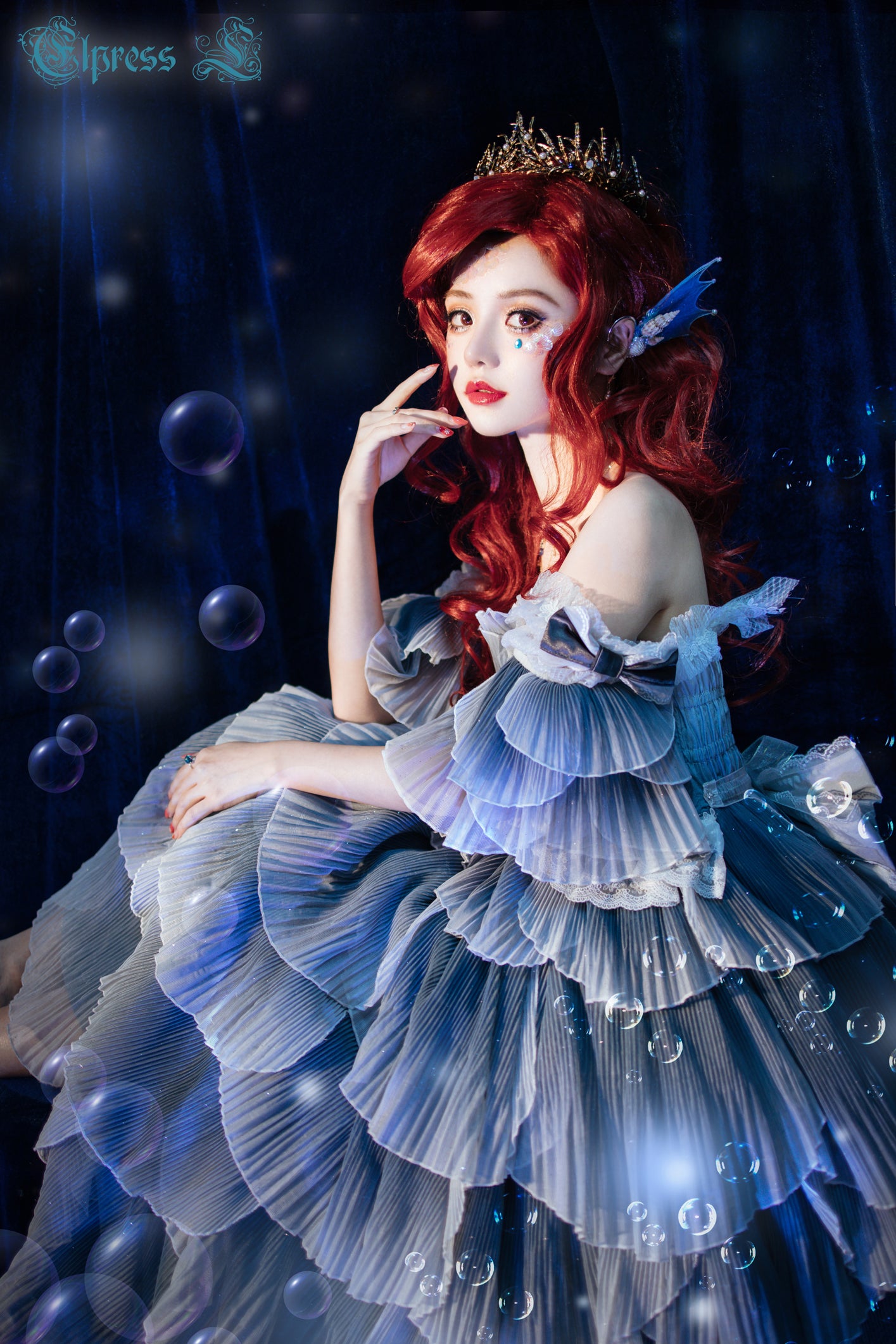 Elpress L - Fish Scale - Elegant Lolita JSK