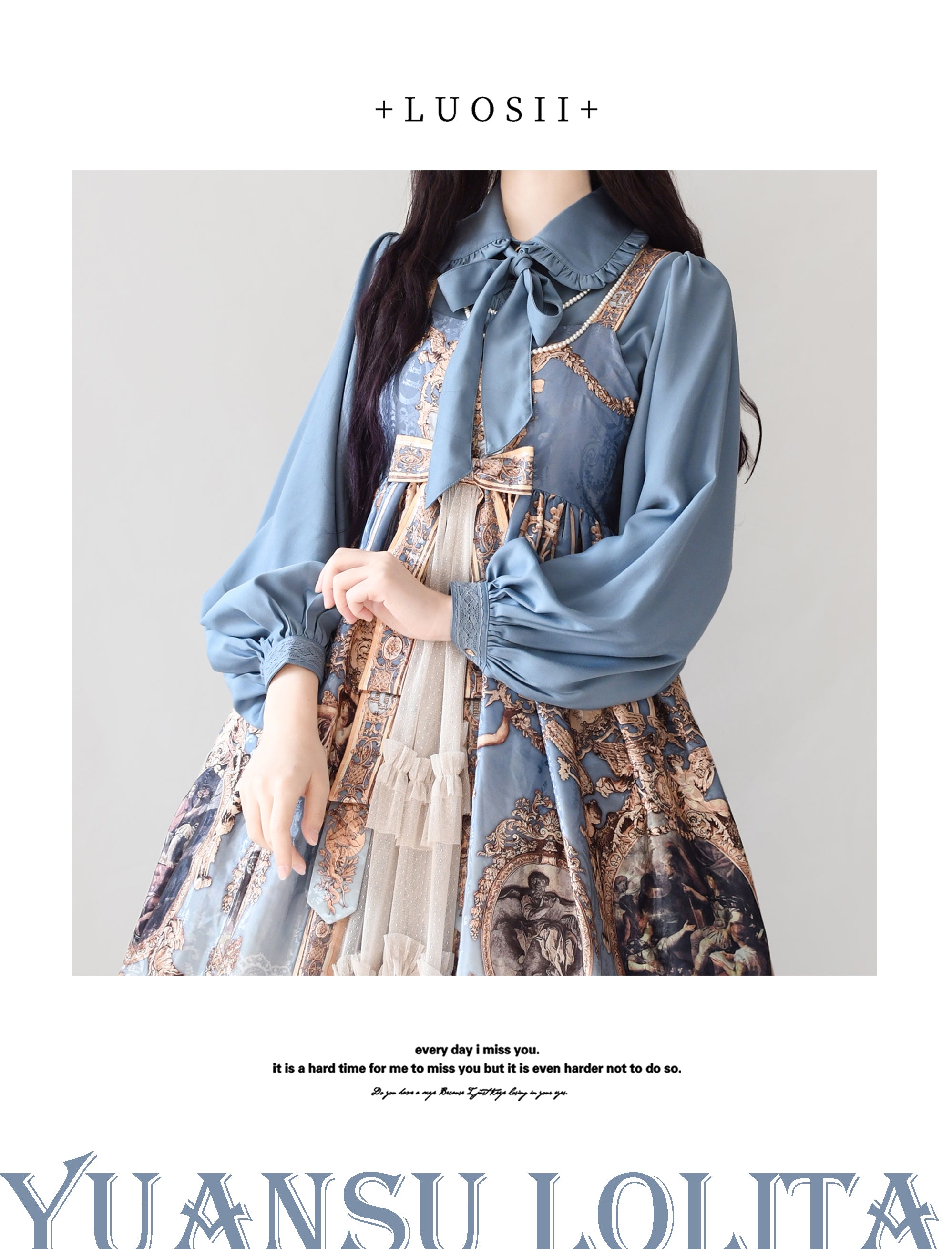YuanSu - Mayer's Whisper - Vintage Lolita Large Sleeve Blouse 1912:44531