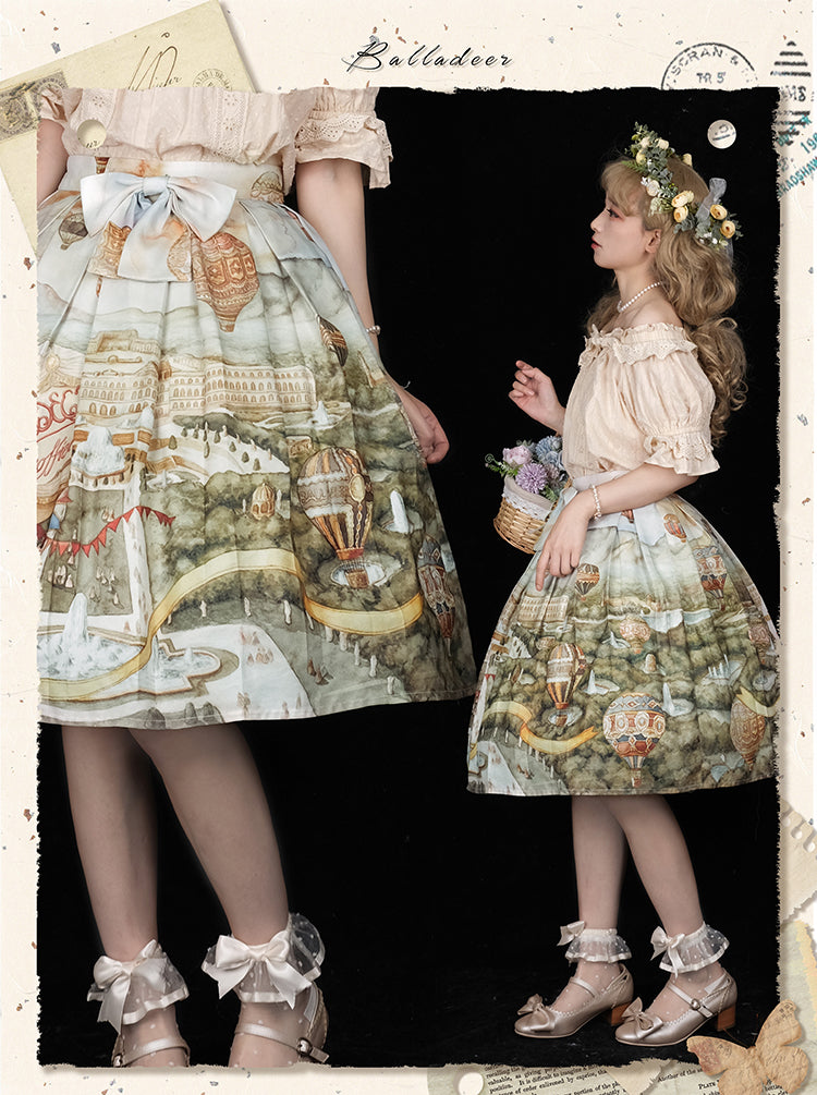 Balladeer - Watercolor Oil Painting Classic Lolita SK