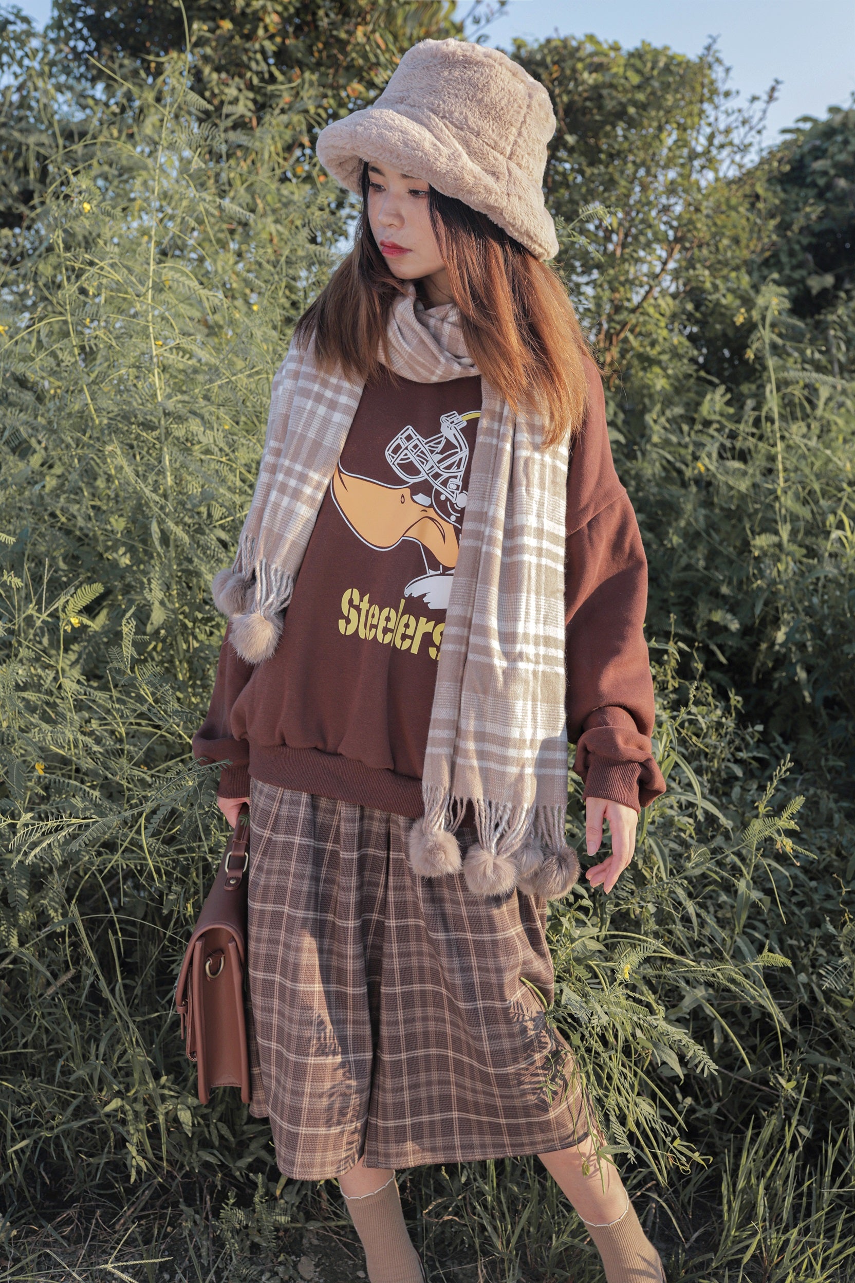 YuanSu - Vintage Loose Lolita Corduroy Pants