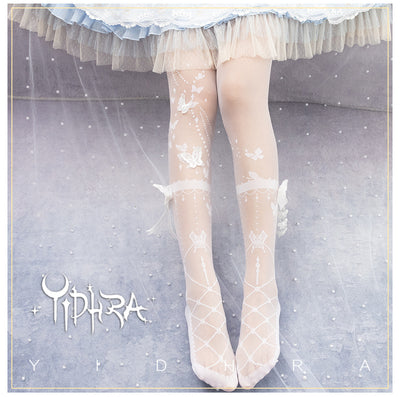 Yidhra - Wedding Night Butterfly - Kawaii Lolita Summer Tights