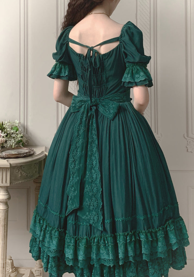 Sweet Wood - CLA Vintage French Lolita OP Dress 3802:20823