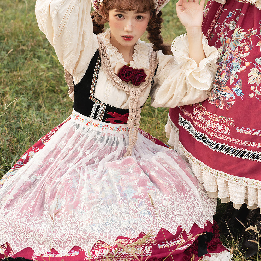 Miss Point~Praise of Abundance~Bavarian Velvet Lolita Jumper Dress 3696:22451