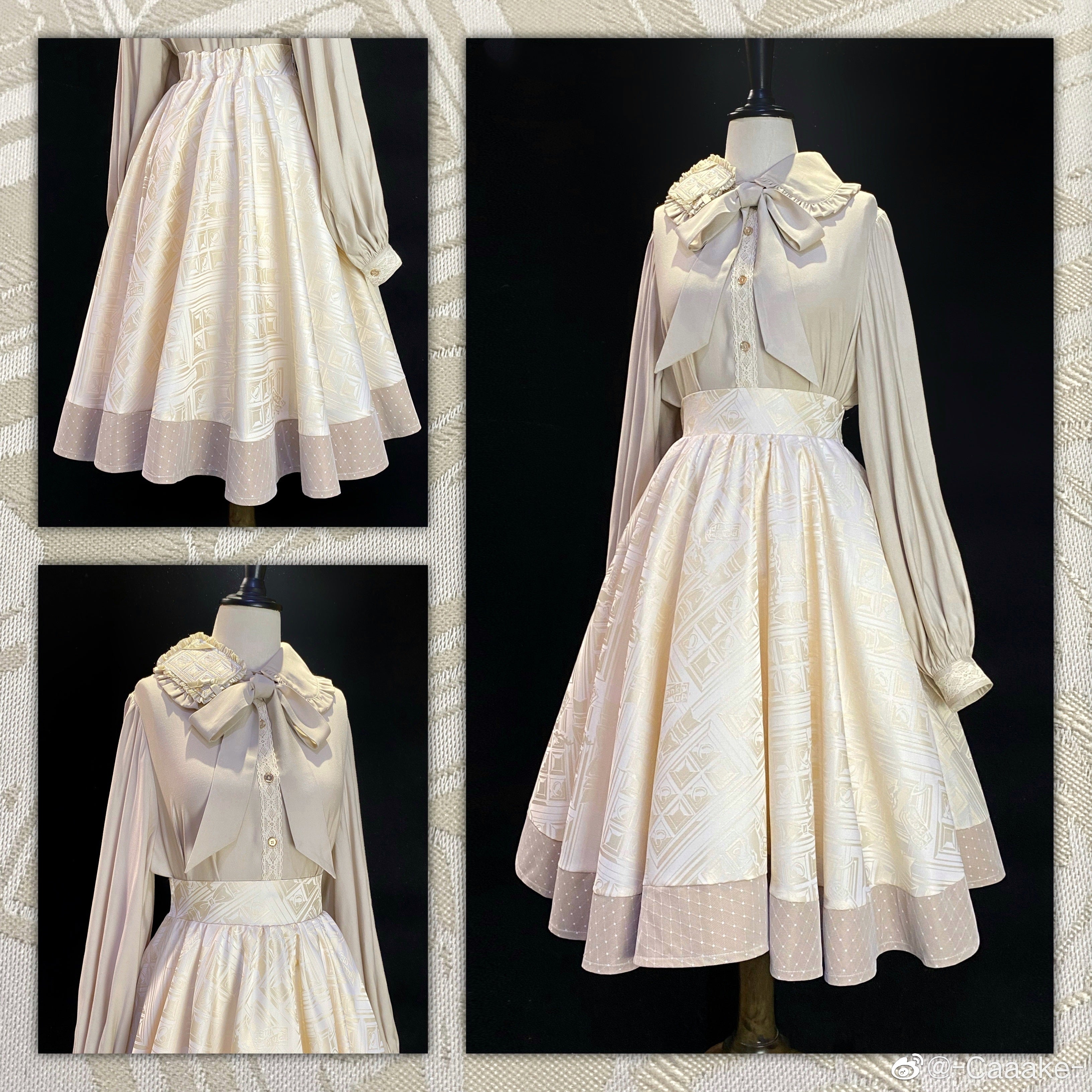 YuanSu - Mayer's Whisper - Vintage Lolita Large Sleeve Blouse 1912:44539
