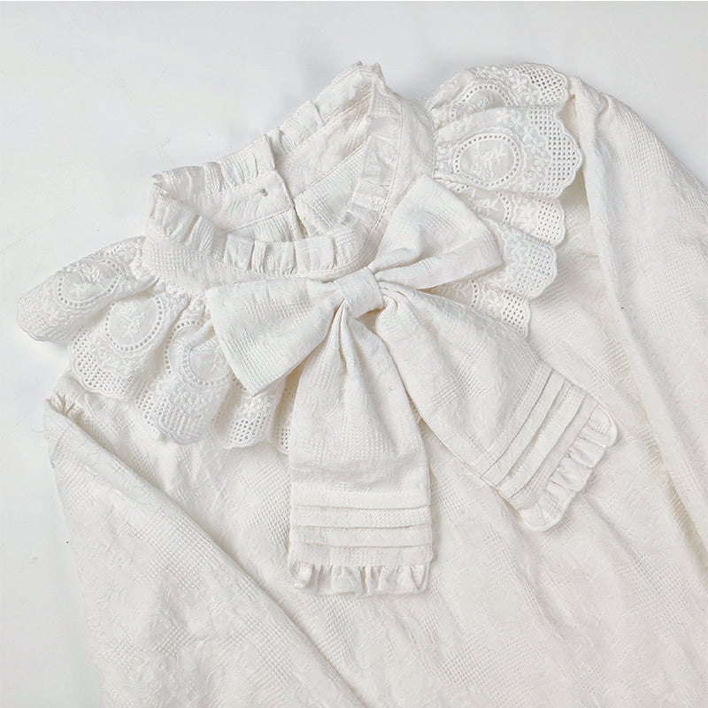 (BuyForMe) Sakurada Fawn~ Kawaii Lolita Cotton Blouse S white 