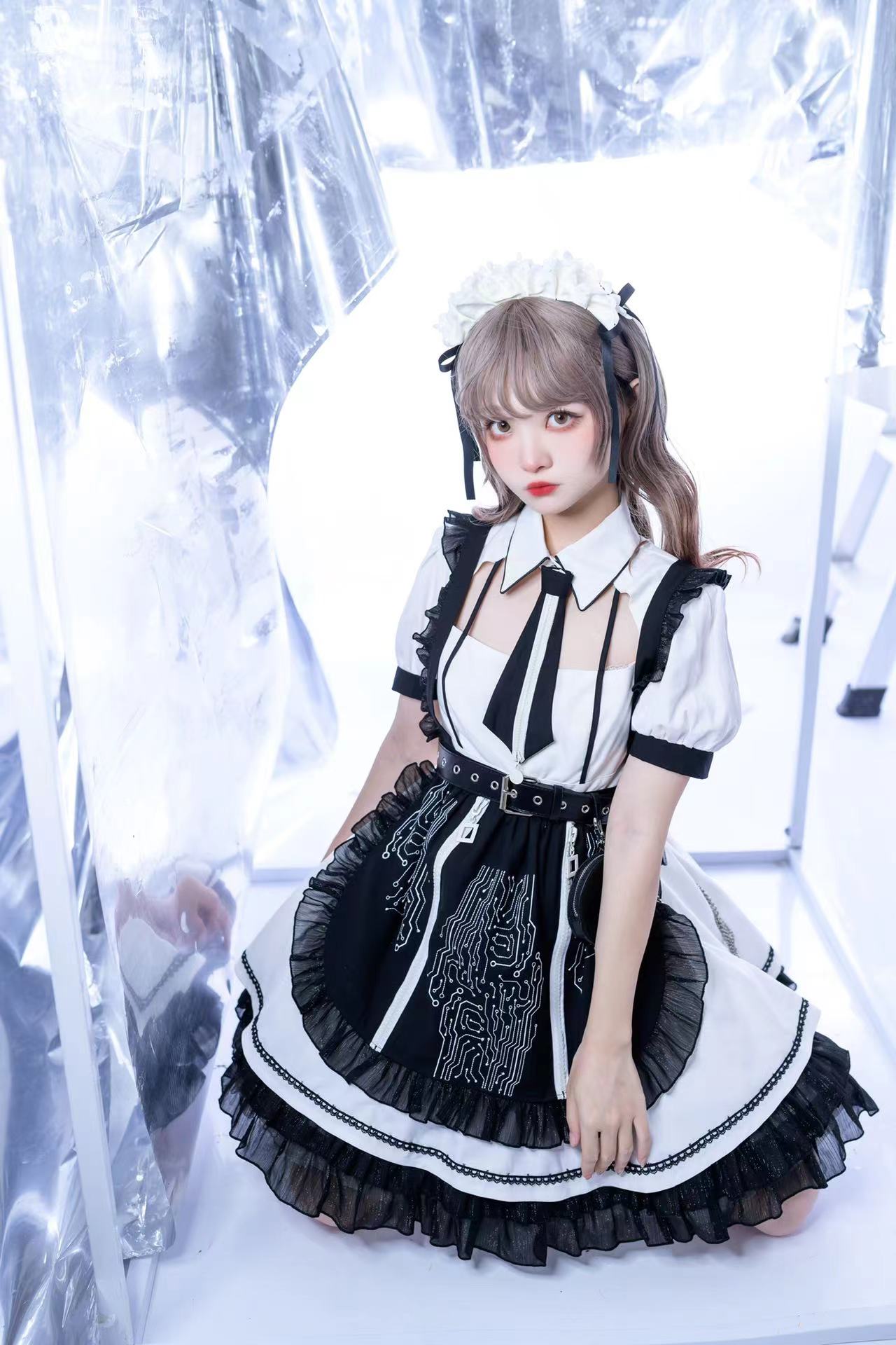 YourHighness~Circuit Board~Gothic Maid Lolita OP   