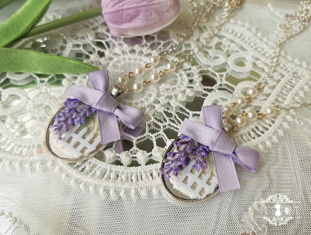 Miss Point - Midsummer Garden - Delicate Lolita Accessories wisteria necklace