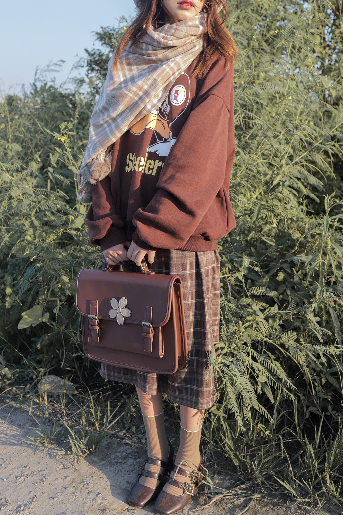 YuanSu - Vintage Loose Lolita Corduroy Pants