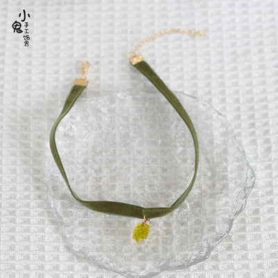 Xiaogui - Grapery Lolita Earring Necklace Lolita Accessory No.3 green necklace