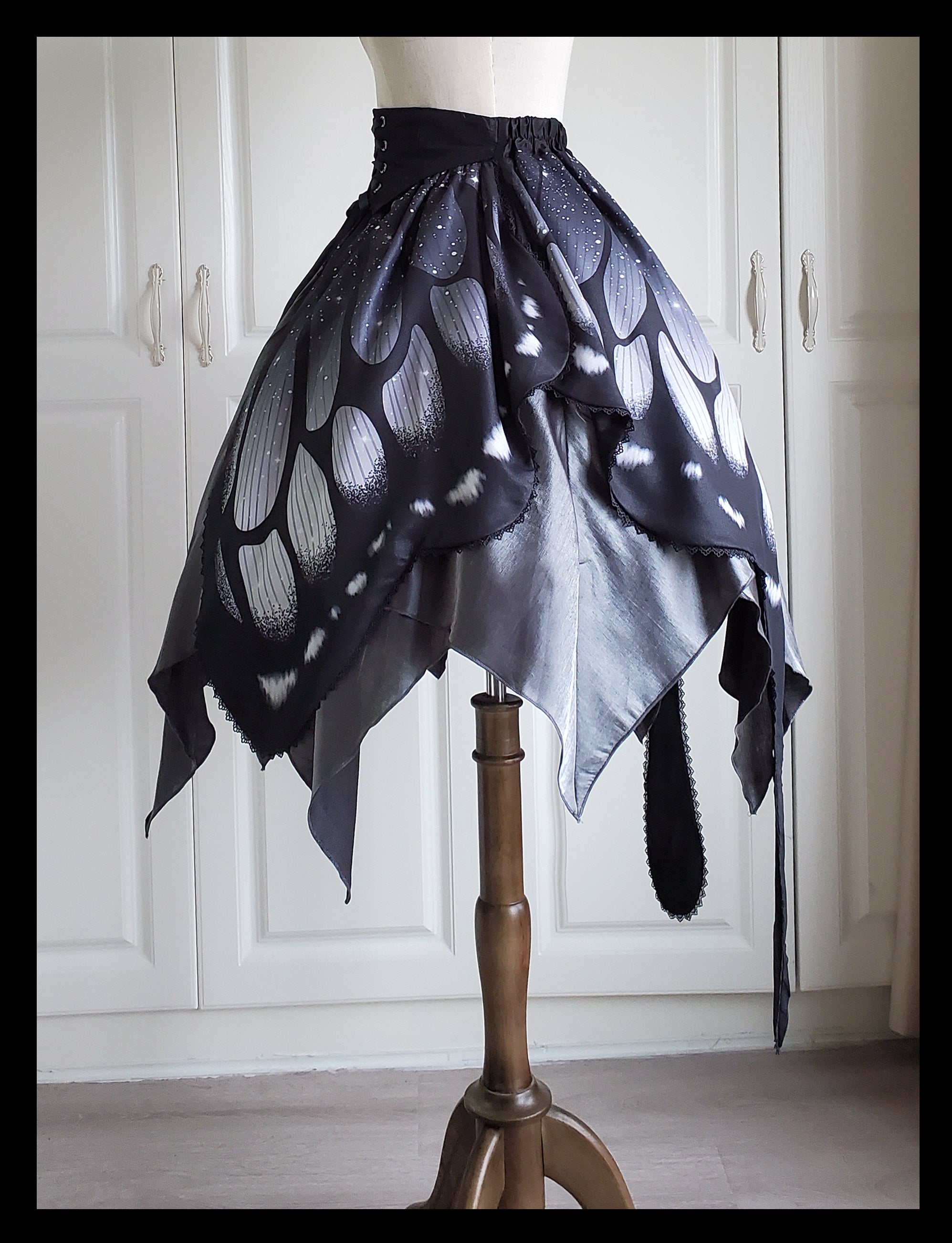 Star Fantasy - The Butterfly Effect Lace-up Punk Skirt Set
