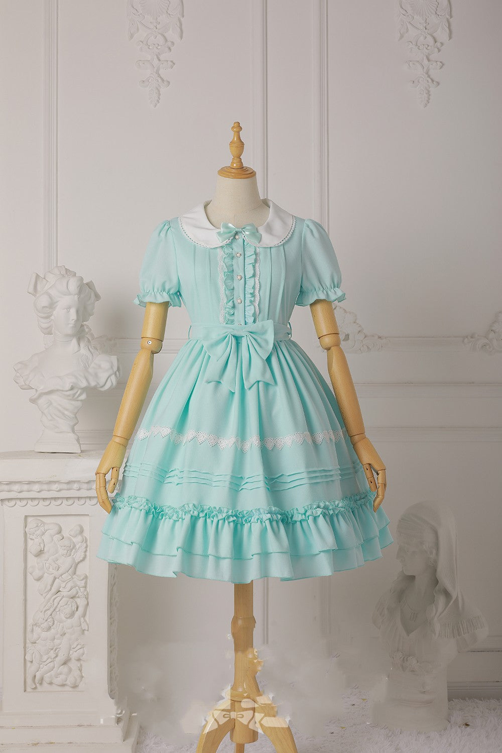 Strawberry Witch - Ice Cream Puffs - Sweet Lolita OP (2XL 3XL L M S XL) 798:57755
