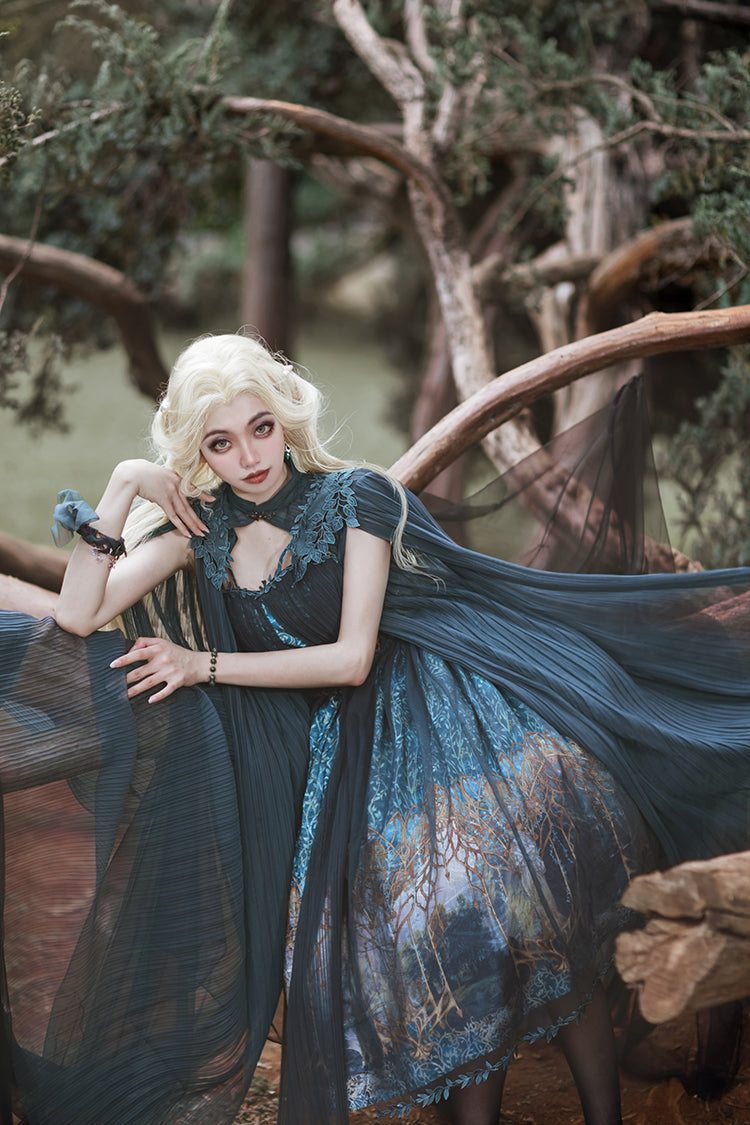 (Buy for me) FunCcino~Dense Forest Corridor~Elegant Lolita Jumper Dress 7582:83972