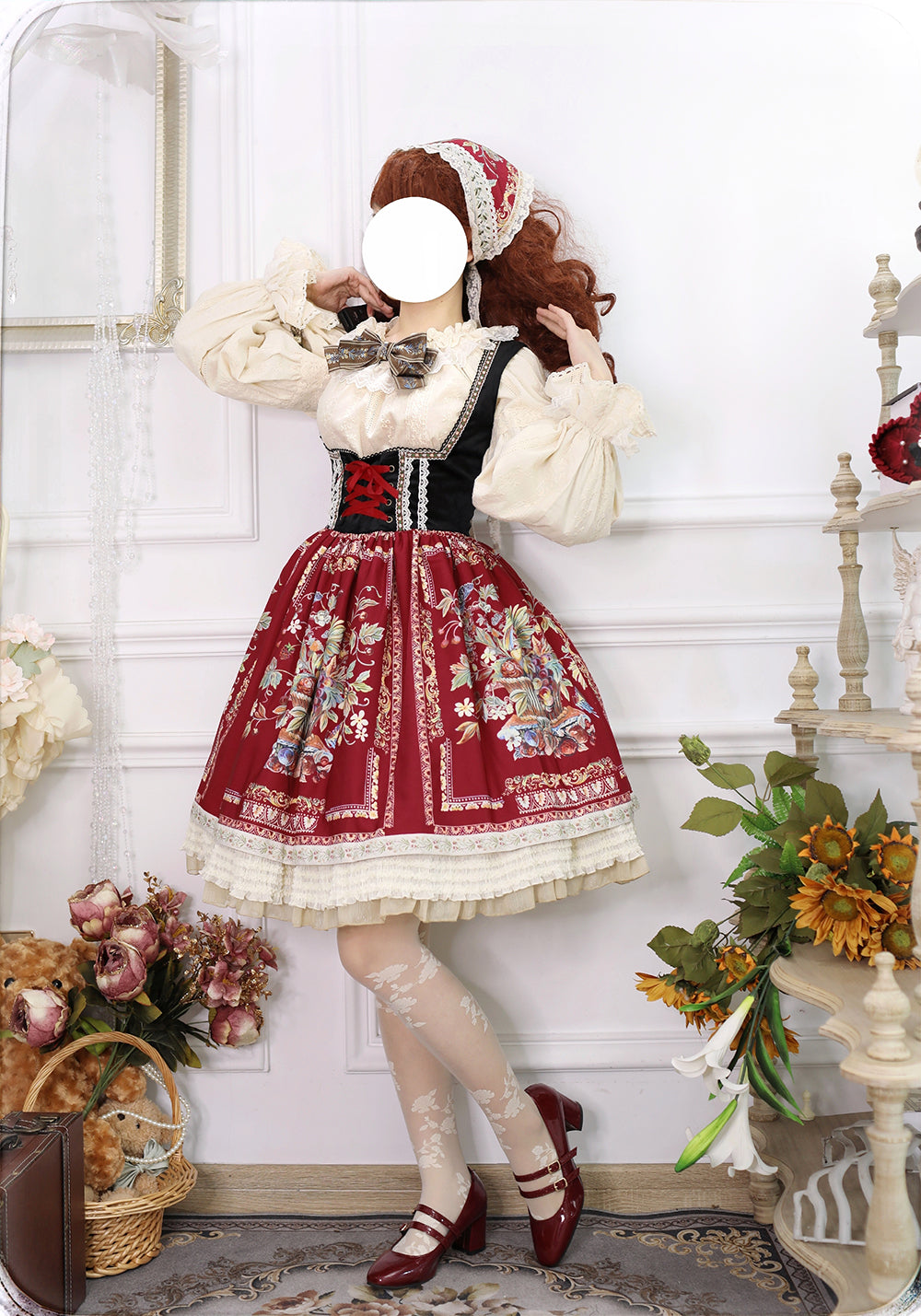 Miss Point~Praise of Abundance~Bavarian Velvet Lolita Jumper Dress 3696:22445