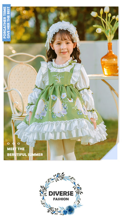 New In Autumn Kid Lolita Fashion Dress   