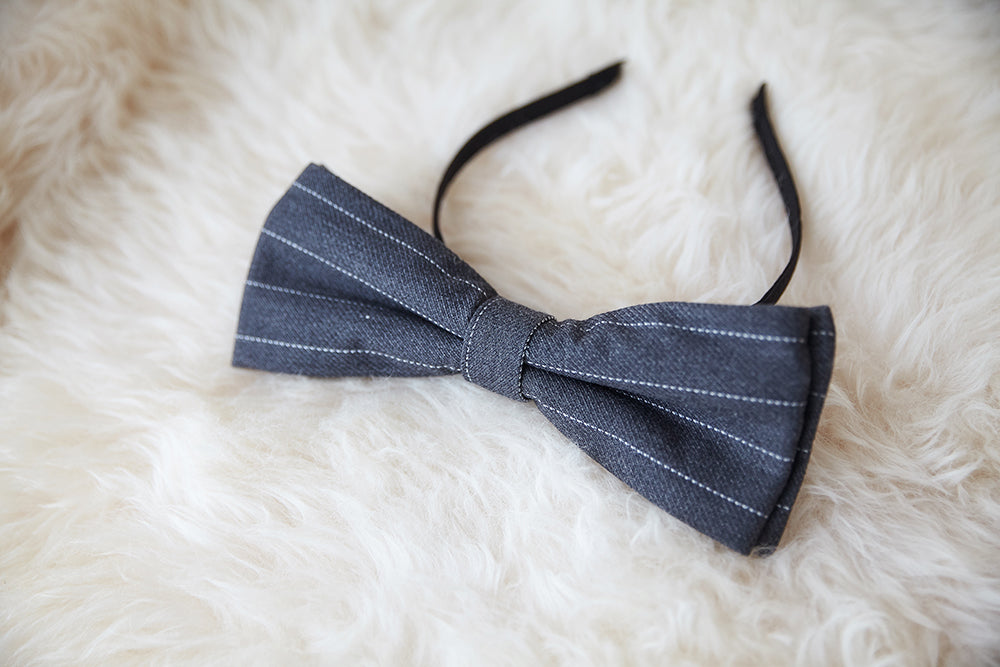 Miss point - Rose Silhouette - Lace Bow KC Lolita Accessories dark grey KC