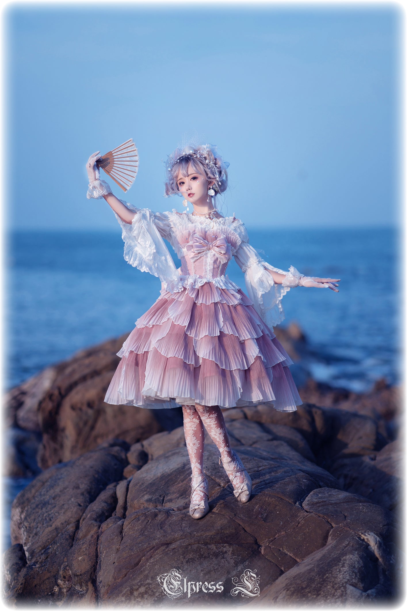 Elpress L - Fish Scale - Elegant Lolita JSK