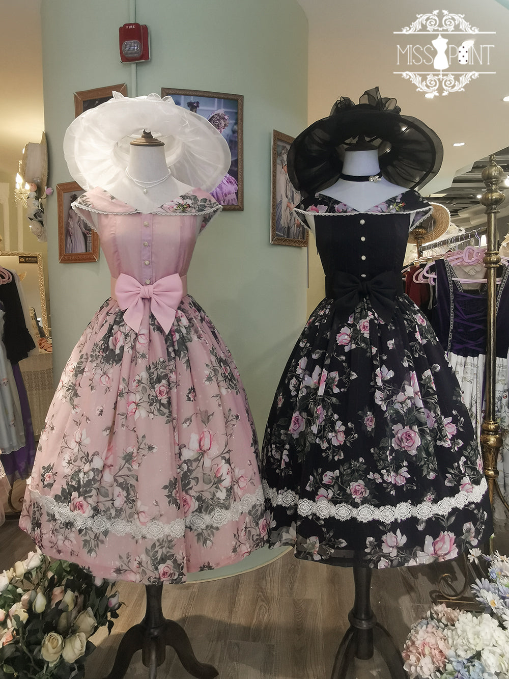Miss Point - French Rose - Elegant Lolita JSK Dress