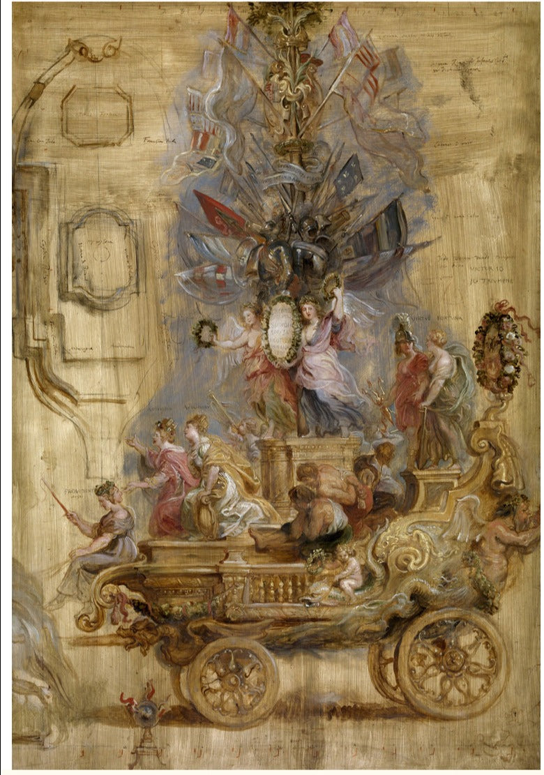 YingLuoFu - Cloria - Classic Oil Paiting Print Lolita JSK