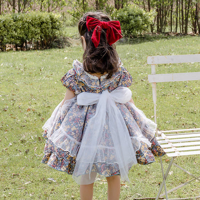 Kawai Kid Lolita Floral Dress   
