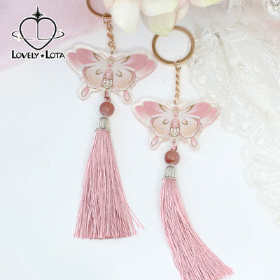LovelyLota - Butterfly - Chinese Qi Lolita Butterfly Bag butterfly key ring (one)