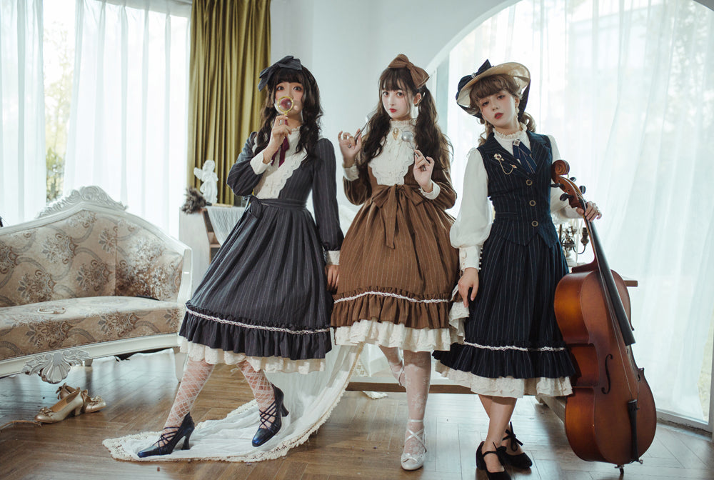 Miss point~Rose Silhouette~Vintage Classic Lolita OP