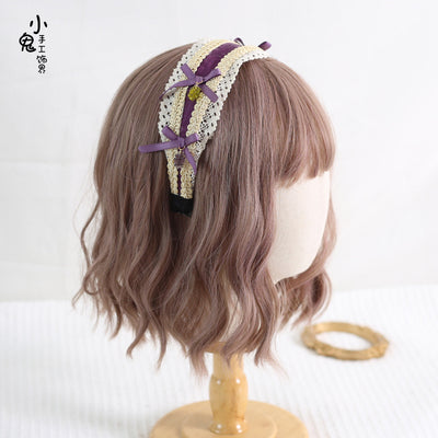 Xiaogui - Grapery Lolita Earring Necklace Lolita Accessory No.1 purple grape KC