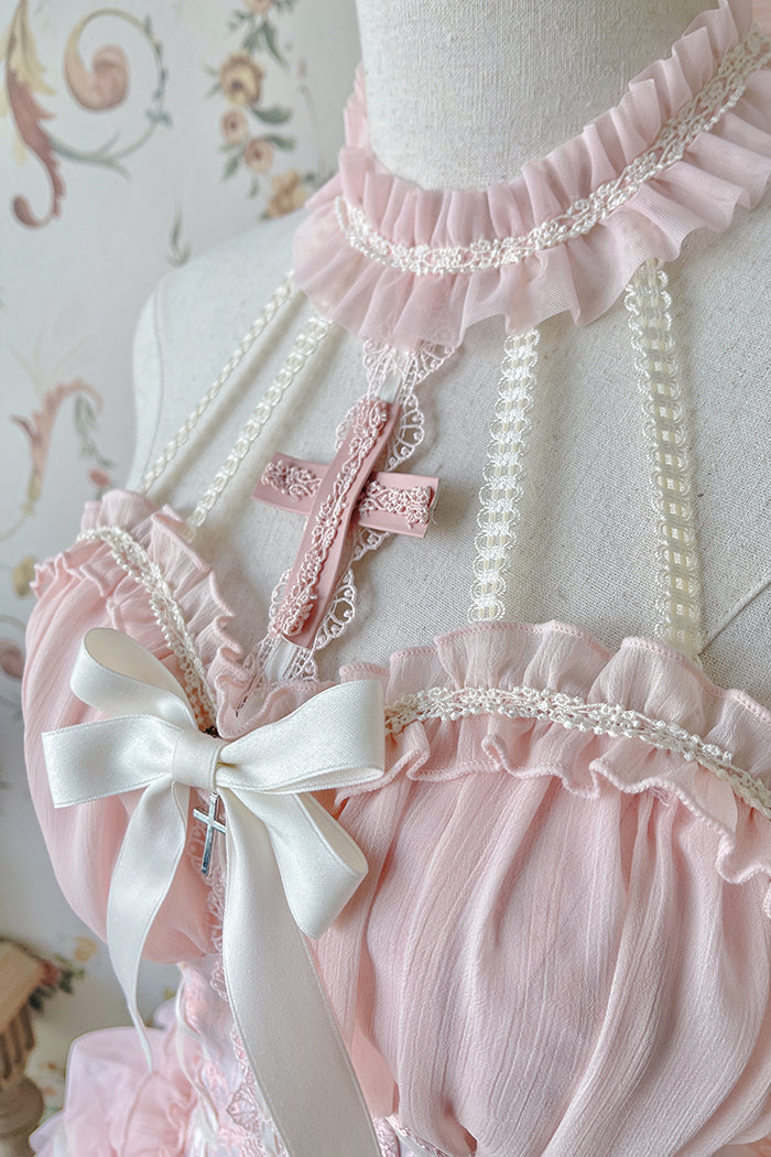 Alice Girl - Cross Maiden - Gothic Lolita Dress, Ballet Halterneck Lolita JSK 104:66849