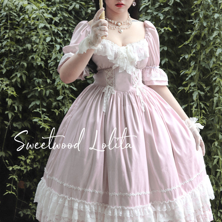 Sweet Wood - CLA Vintage French Lolita OP Dress 3802:20927