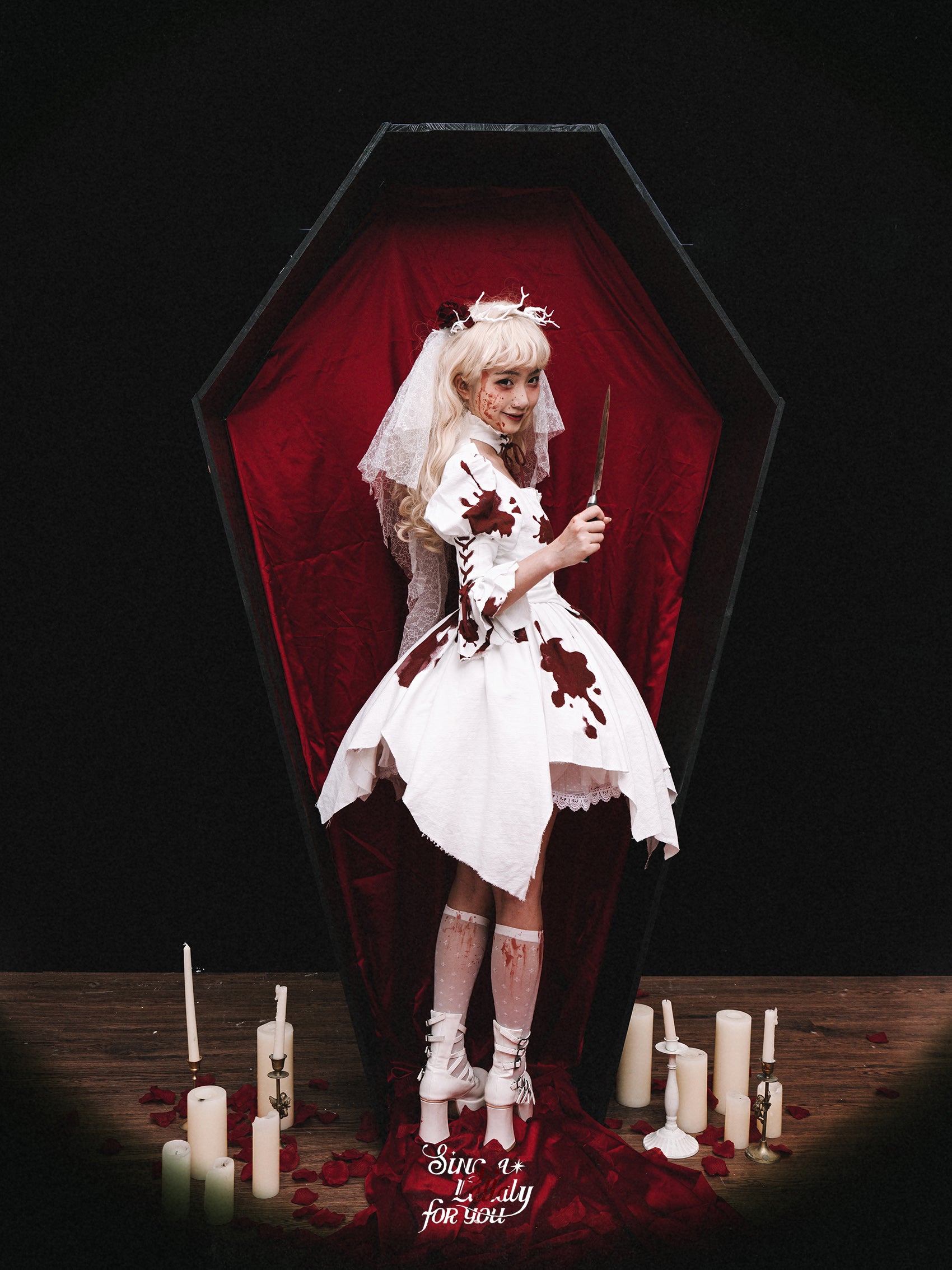 Sing a lullaby for you - Romeo - Halloween Gothic Lolita Blood Stained Lolita OP