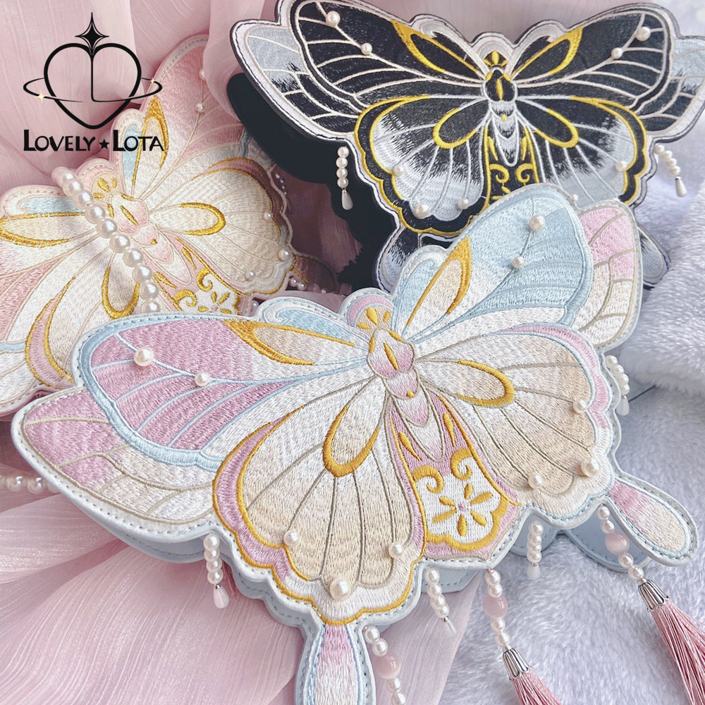 LovelyLota - Butterfly - Chinese Qi Lolita Butterfly Bag
