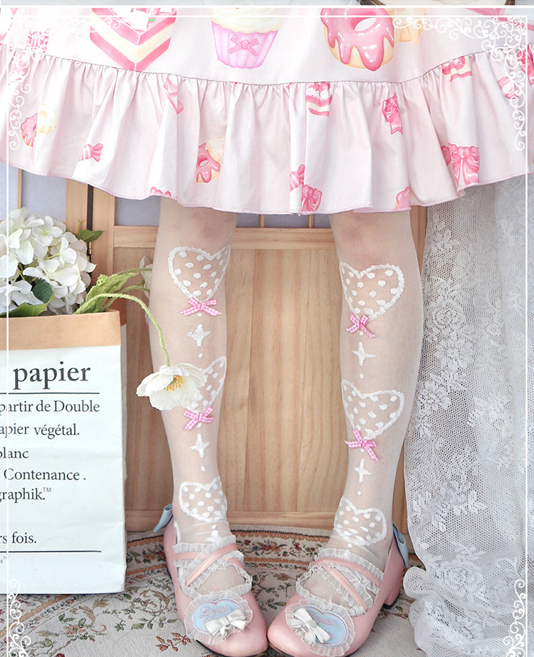 Roji roji - Super Thin Summer Lolita Knee Socks