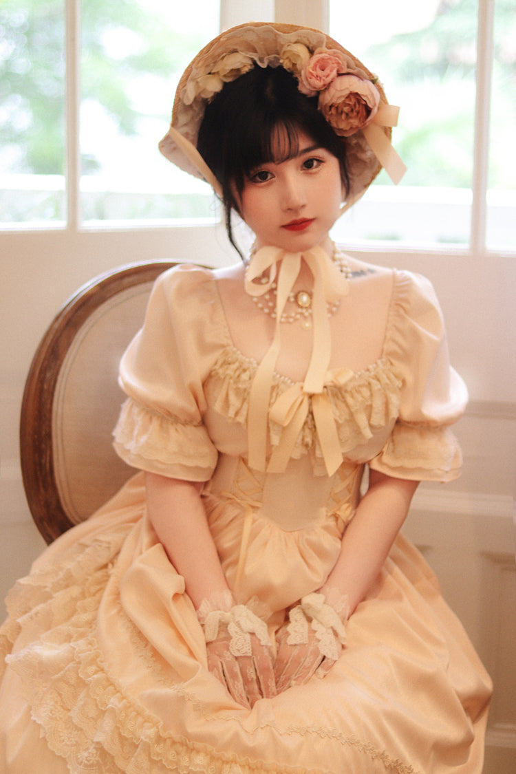 Sweet Wood - CLA Vintage French Lolita OP Dress 3802:20875