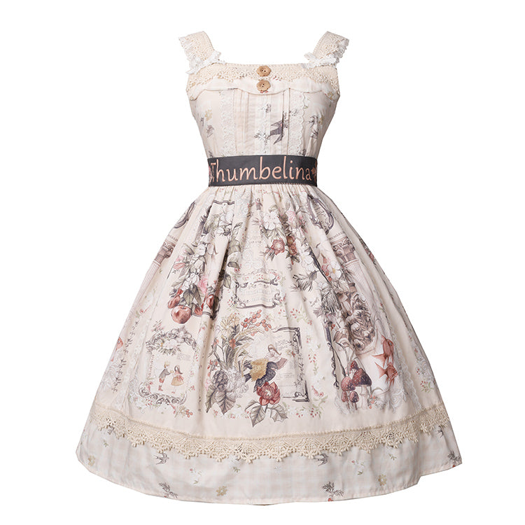 Balladeer - Thumb Belina Classic Lolita Short JSK Dress S ivory